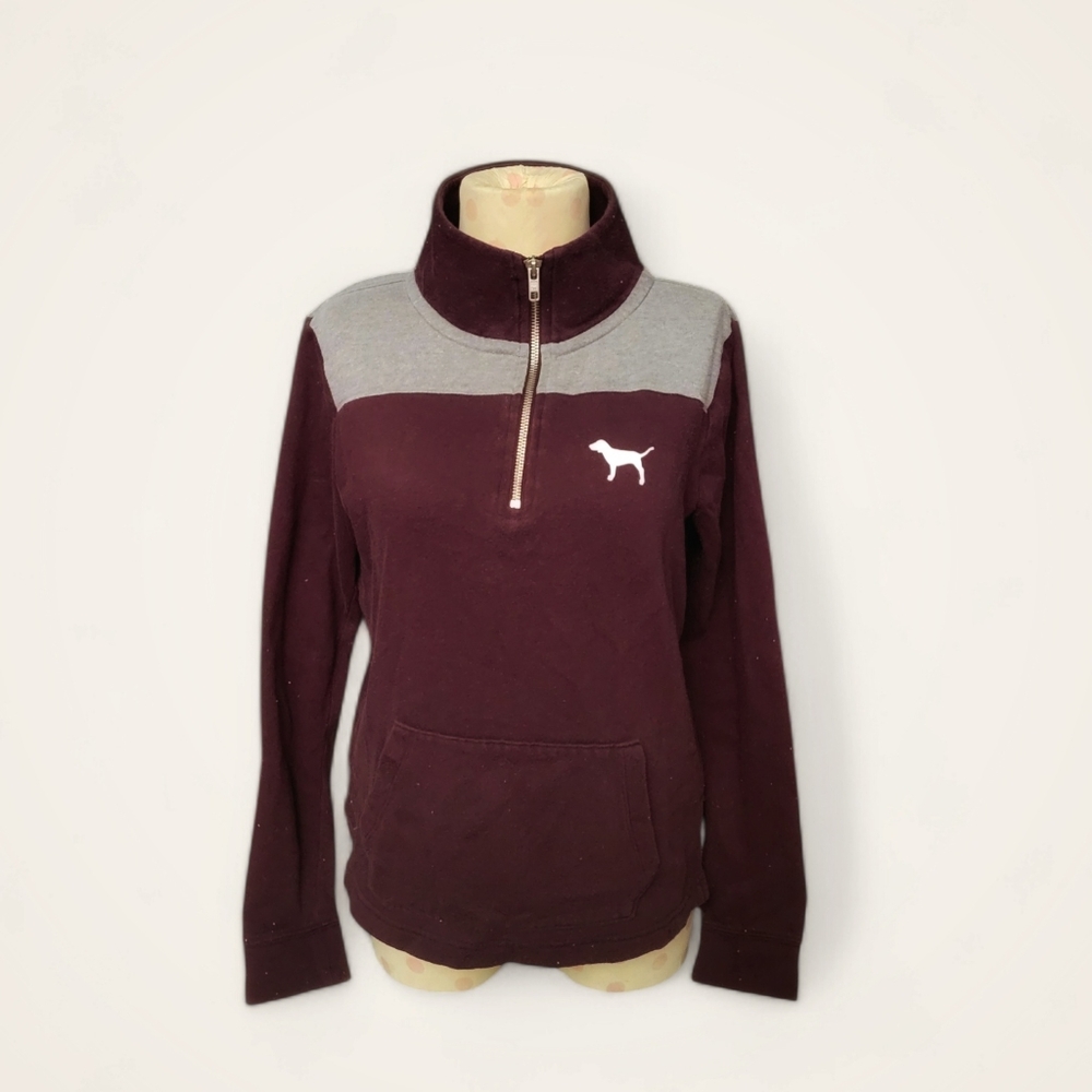 Burgundy VS Pink pullover